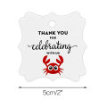 Thank You For Celebrating With Words Craft Paper Hang Paper Hang Tag